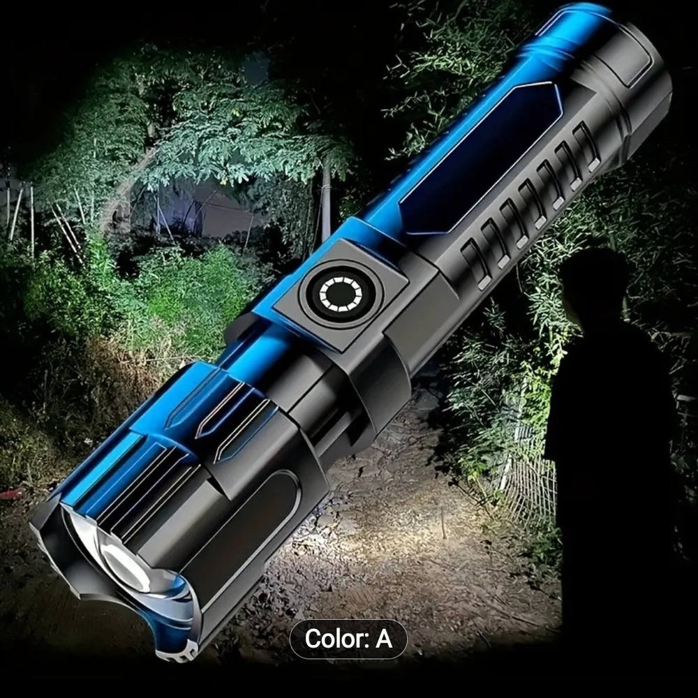 Black Tactical Flashlight - Picture 3 of 8